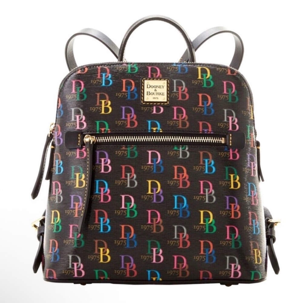 Dooney & Bourke DB75 Multi Backpack in Black NWT